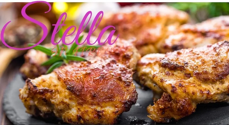 chicken thighs cooked to the perfect temperature 