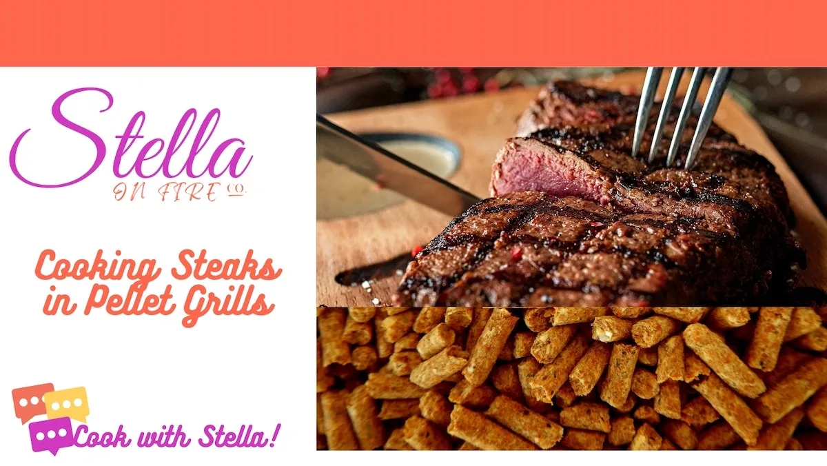 steaks on pellet grill