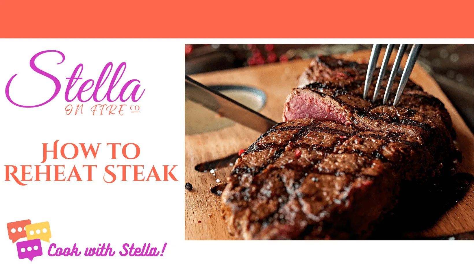 how to reheat steak
